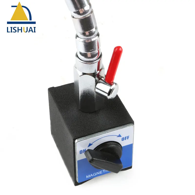 LISHUAI 80KG Magnetic Base Holder Stand with Flexible Arm for Dial Indicator Test WCU series