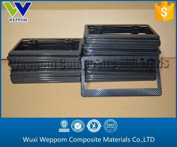 Absolute Cost Price!!! Carbon Fiber License Plate Frame From Gold Supplier