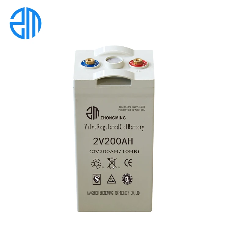 ZM Long Life Gel Batteries Opzv Tubular Batteries 2V 1000ah