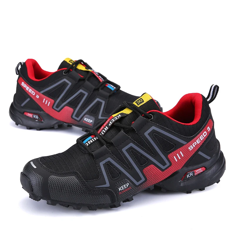 
Breathable Mesh outdoor Hiking Sport Climbing Shoe Non-slip Mountain Shoes Men 