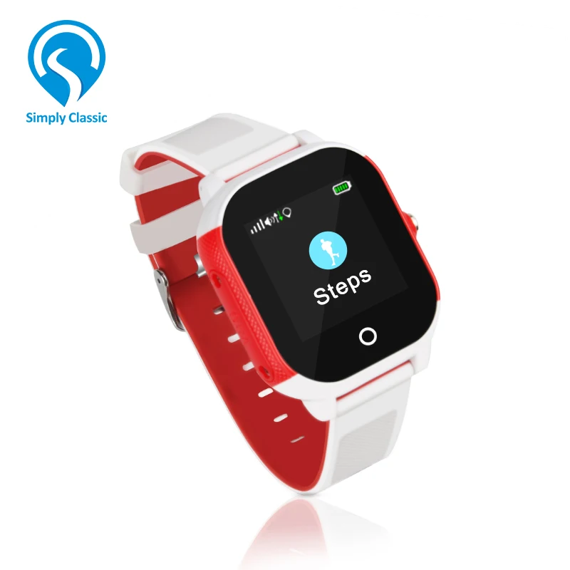 Senior Citizen Adults Elderly Kids GPS Watch For Old People IP67 Waterproof