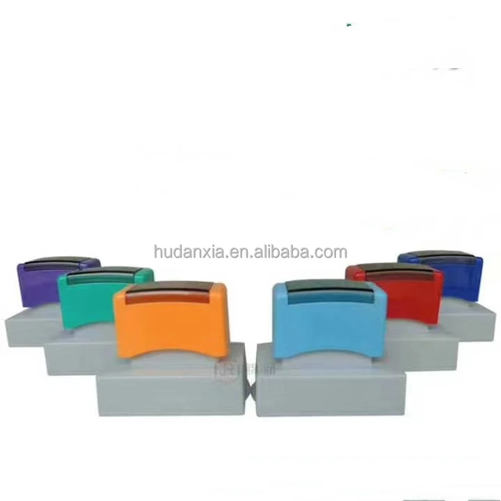 THD photosensitive stamp rectangle seal blue/red/purple color