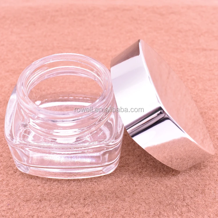 50g Make Up Powder jars Lip Balm Container face cream glass Jars Pot