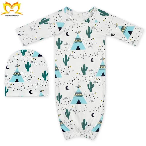 Новорожденных белый конь печатных спальный мешок для ночного эластичный низ оптовая продажа детский спальный мешок