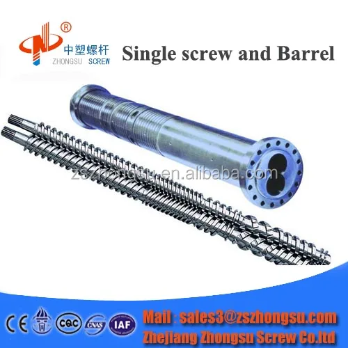 High quality screw and barrel for plastic extruder machine