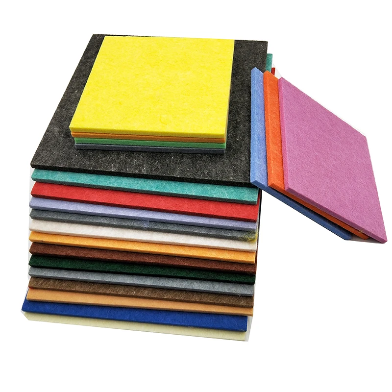 Multi function Colorful Polyester Fabric Acoustic Panel for wall decoration