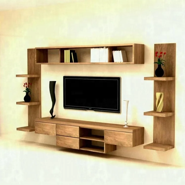 2021 Vermont Black/White MDF Living Room TV Stand Cabinet Design Wooden TV Stand Cabinet
