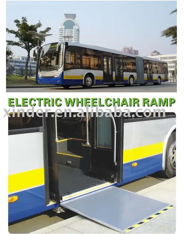  Электрическая рампа для инвалидных колясок автобусов низкого пола