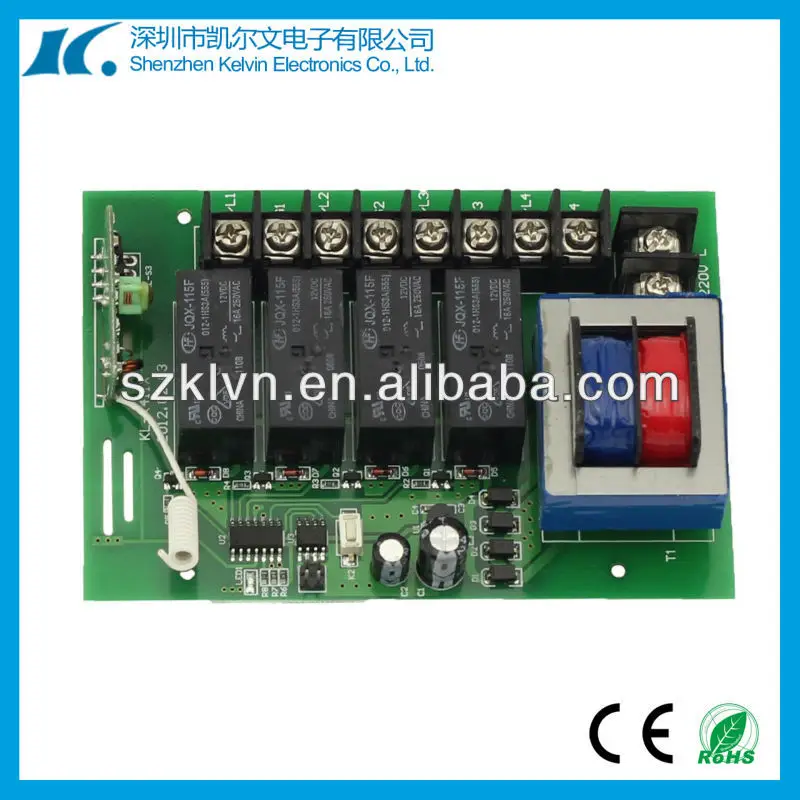 наивысшей мощности 4- канал 220v дистанционный выключатель kl-k411x