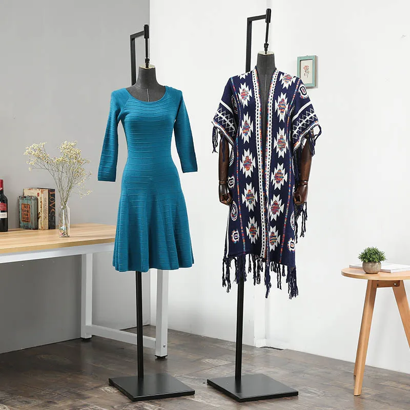 XINJI Fashion Manikin Used Half Body Hanging Female Black Mannequin For Boutique