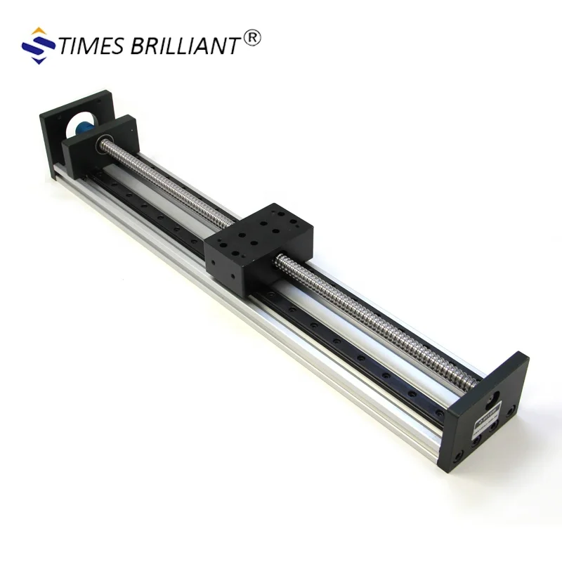 China factory cheap price 400mm travel length ball screw driven linear motion module linear guide rail for servo step motor