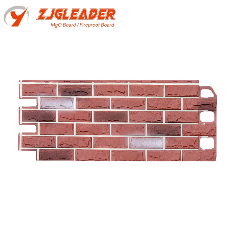 Hot sell Faux Stone plastic decorative 3D Exterior Wall Panel