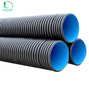 High quality Cheap price OEM custom hdpe single wall corrugated pipe with manufacturer