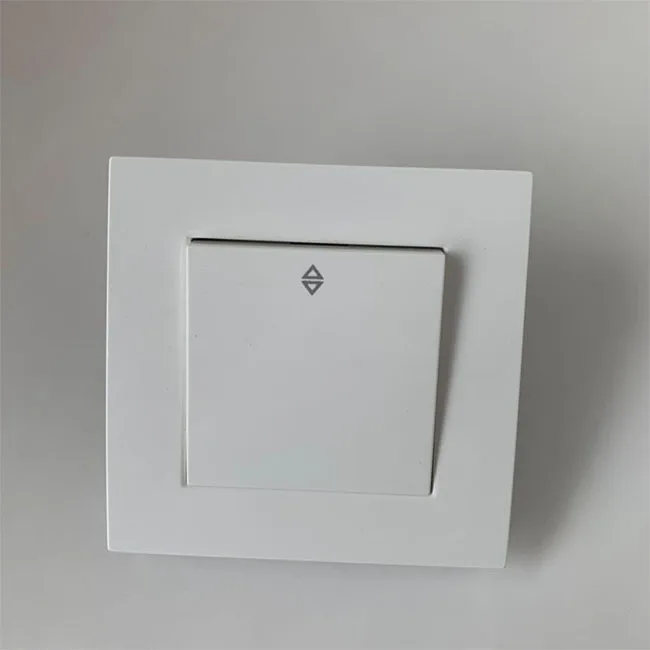  Которая производится в округе Вэньчжоу Производитель стандарт ЕС 1 gang настенный Электрический переключатель банды выключатель