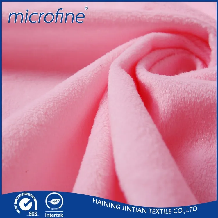 1.5 мм 100% полиэстер velboa бархатной ткани для плюшевые тапочки