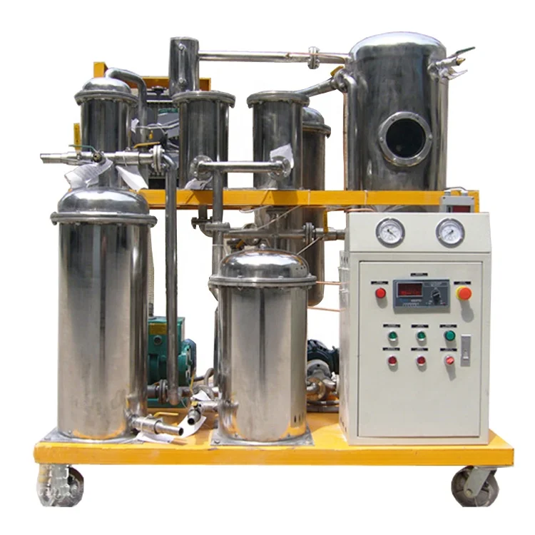 Vacuum Oil Purifier to Purify Raw Material Used Cooking Oil for Biodiesel Production