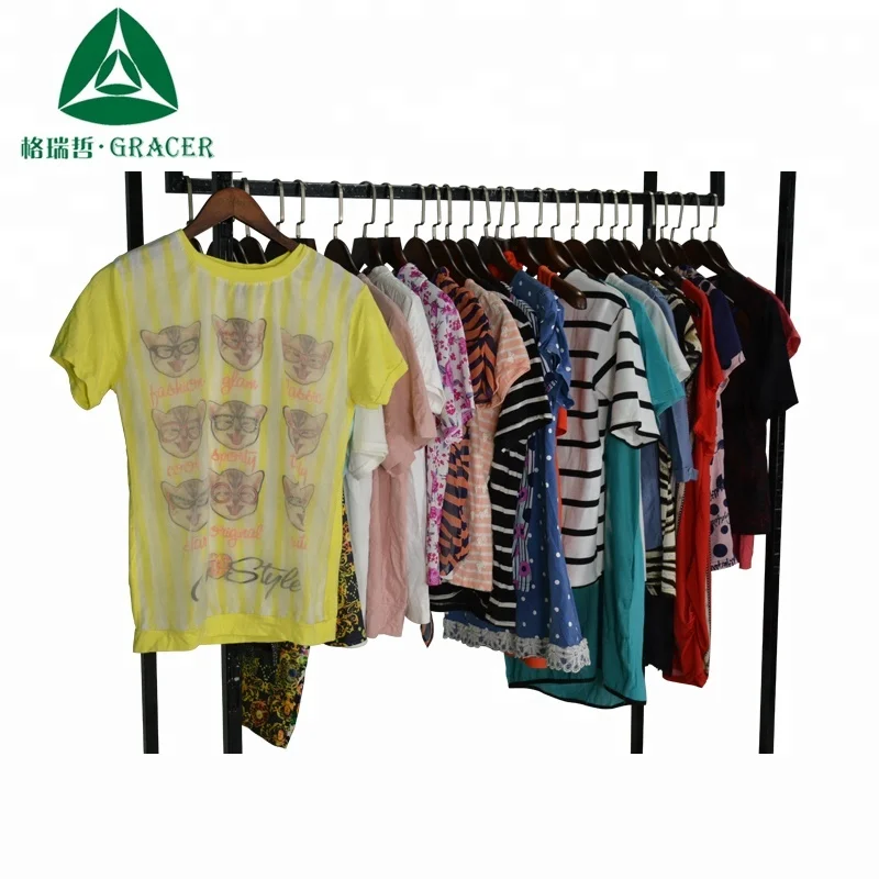 Hot selling wholesale second hand t shirt  bangkok used clothes