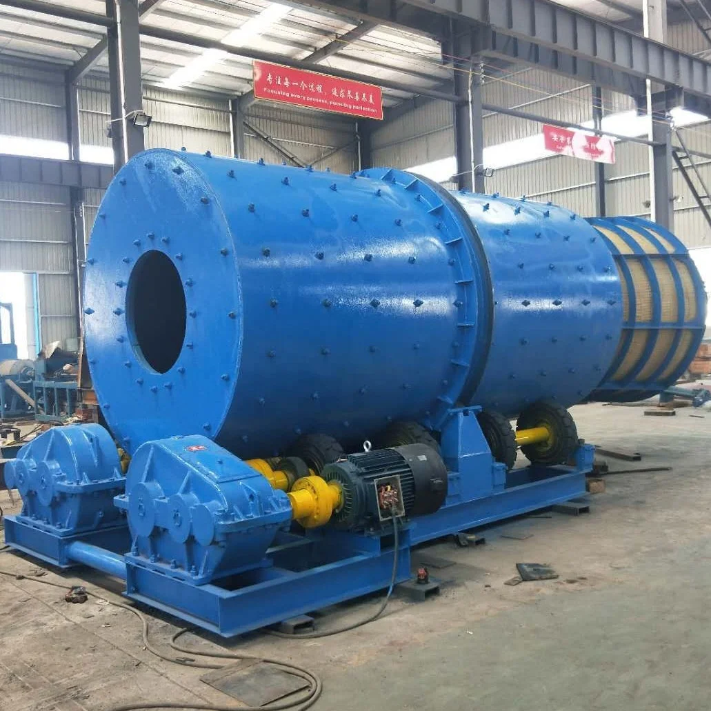 Mozambique  Rubber Lined Gold Washing Trommel Gold Washer Alluvial Gold Washing Plant for Sale