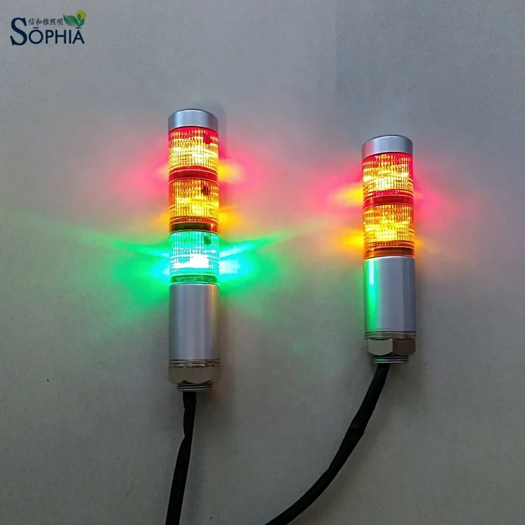 12V 24V 100-240V small thin and slim led signal tower light