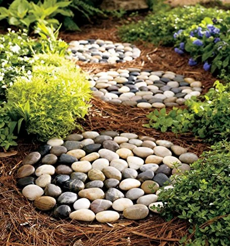 Paving Stones in Cobbles & Pebbles For Garden Deco