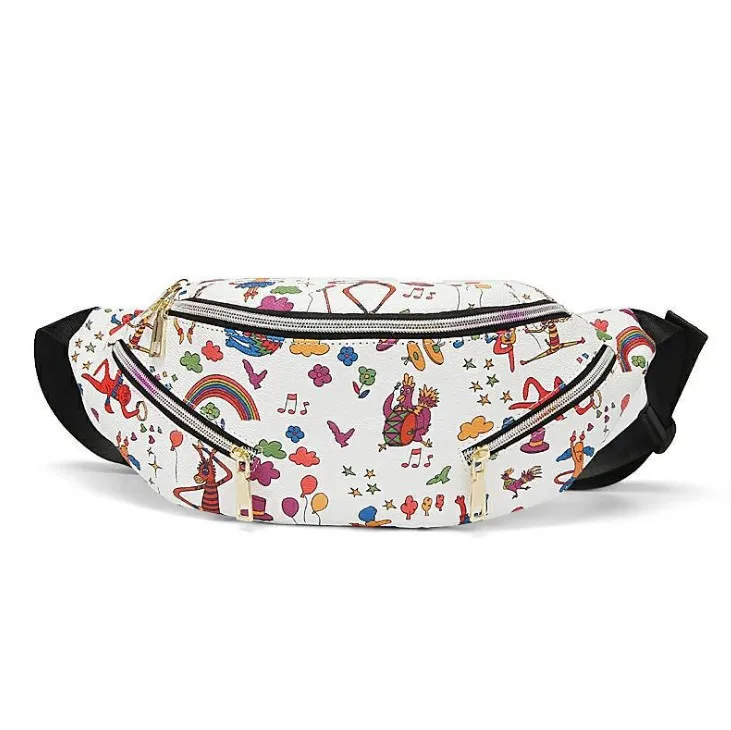 custom fanny packfanny logo bumbag crossbody bags elegant ladies Waist Bags Kids cartoon Sublimation ace big Fanny Pack