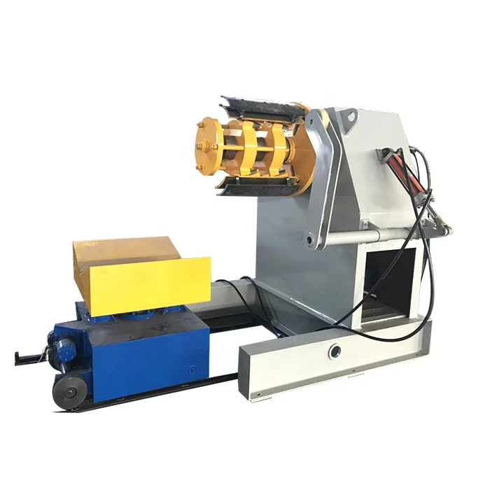5 ton automatic steel roof panel coil hydraulic decoiler machine
