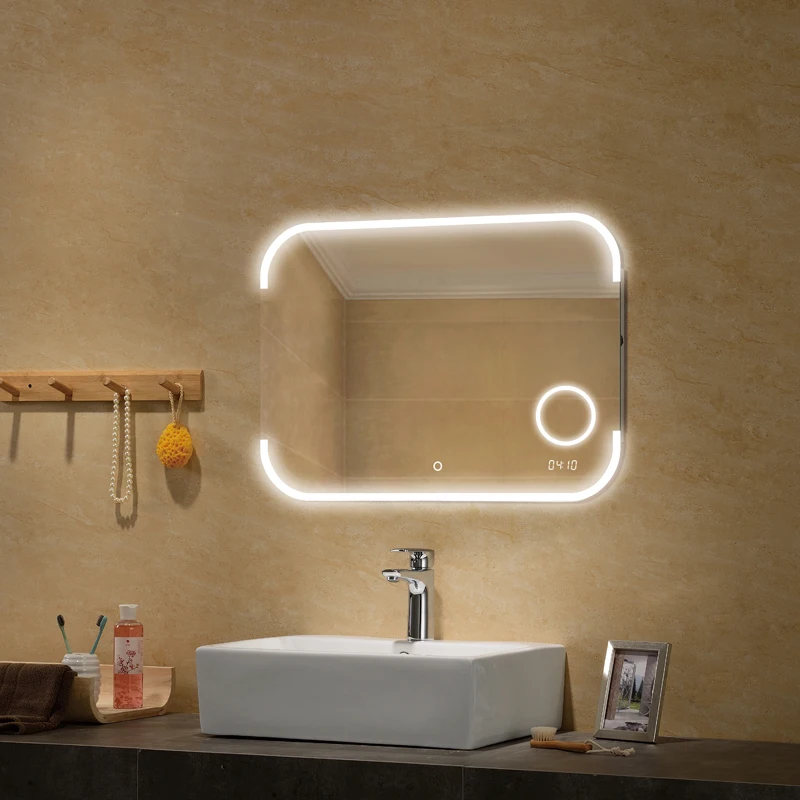 Bathroom Mirror With Led Light Wall Hung Led Mirror Top Bathroom Mirror