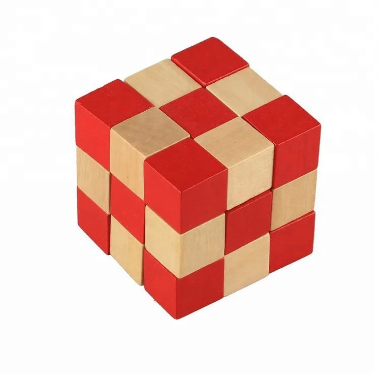 
wooden toy learning cube 