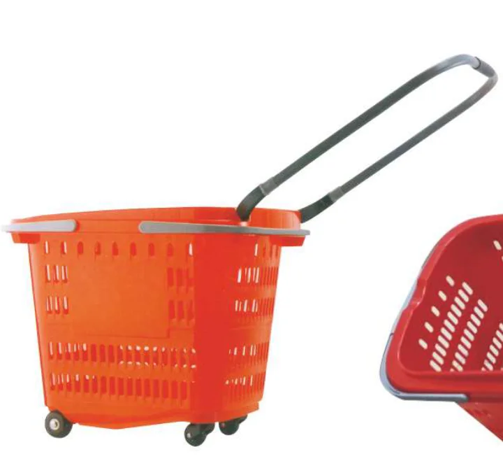 Convenience store retail store supermarket market with wheels convenient shopping basket