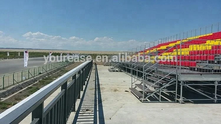 Event bleachers seating temporary grandstand