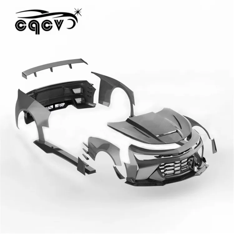 Комплект автомобильных бамперов с широким кузовом для Chevrolet camaro 2017