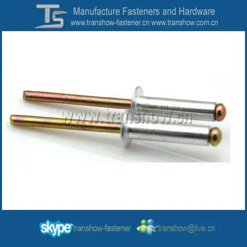 купол глава стали оправки алюминия заклепка