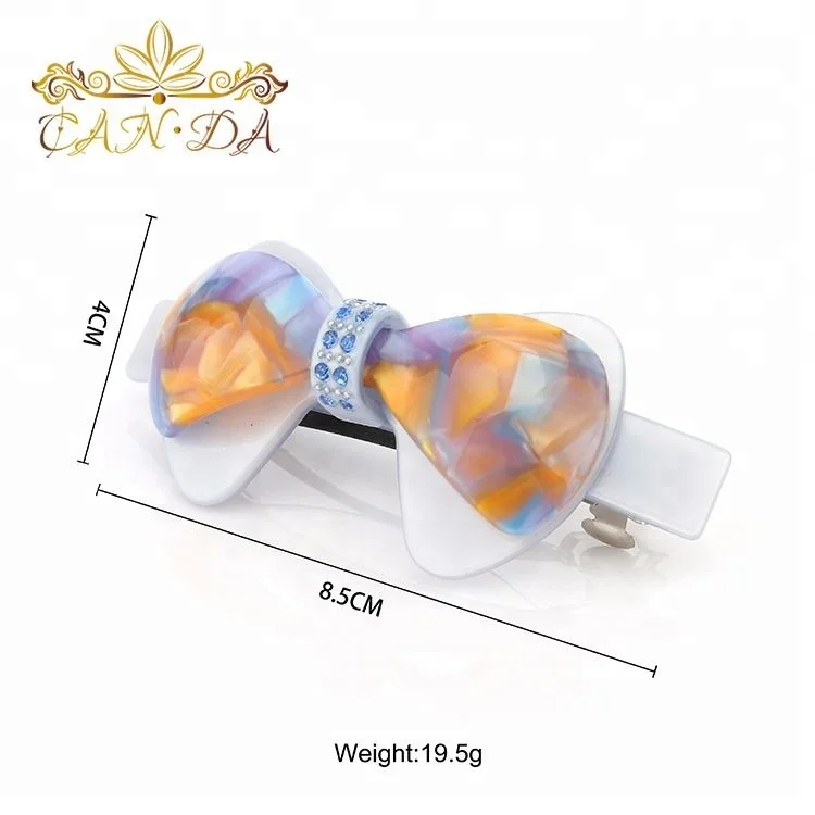 Высококачественные аксессуары для волос в форме цветка для девочек, красочная заколка для волос