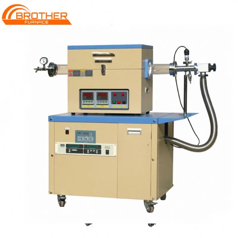 High Temperature Hydrogen Gas Vacuum Tube Oven with Vacuum Pump