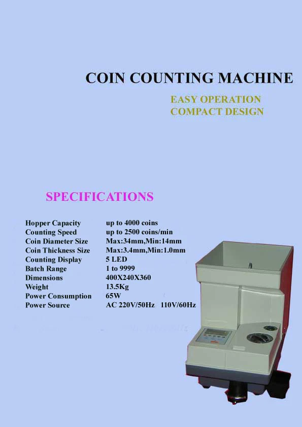 hotsell euro coin counter/manual coin counter/coin counter and sorter