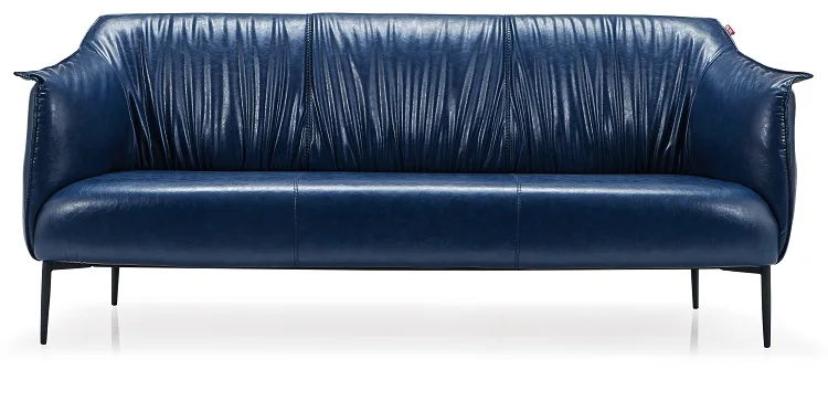 Office lounge sofa office waiting room sofa genuine leather boss couch