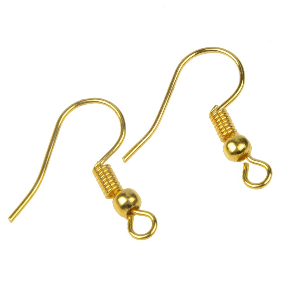 Chanfar 200PCS/Bag Earrings Hooks Clasps Findings Component for Jewelry Making