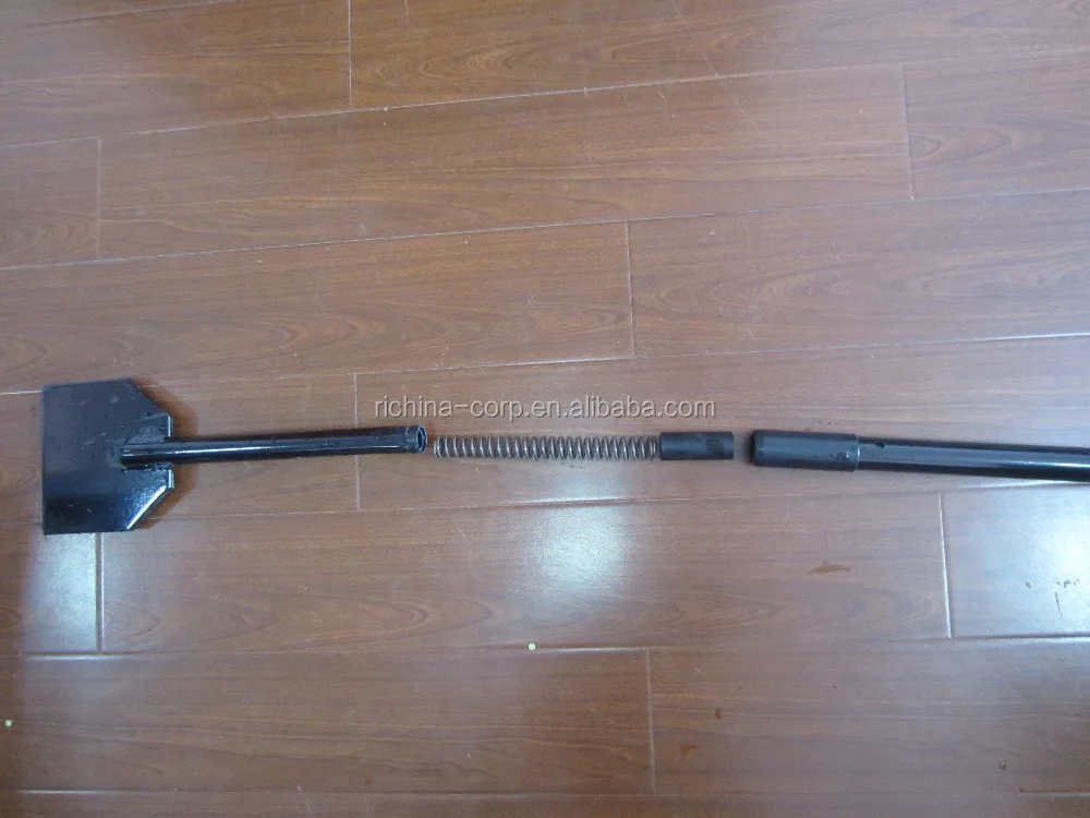 Heavy Duty, Spring Cushion Reduces Reboun Impact, Sidewalk Snow & Ice Scraper