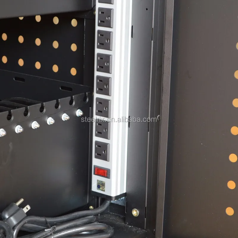 Tablet storage and charging cart for 30 devices BIFMA approved made in China