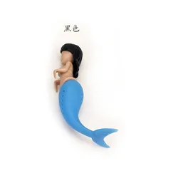 Eco friendly glass holder mermaid silicone Spoon Rest / snail Shape Silicone Teabag Holder/Cute Mini colorful Tea Bag Holder