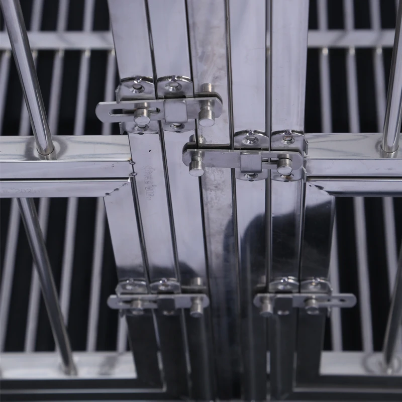 Good Quality Modular Stainless Steel Customized Size Dog Cage 3 Layers Dog Kennel