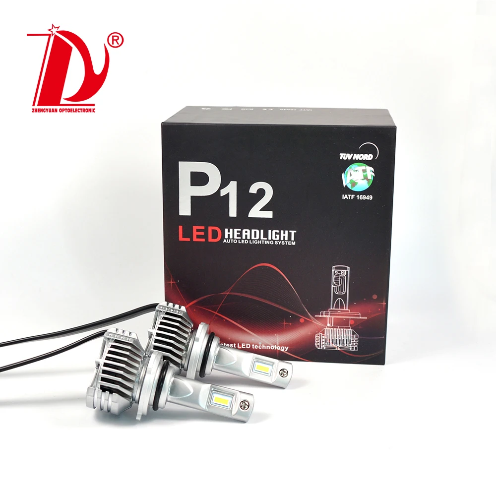 
2019 new 45w 6500lm p12 xenon HB3 9005 HB4 9006no radio interference car led headlight 