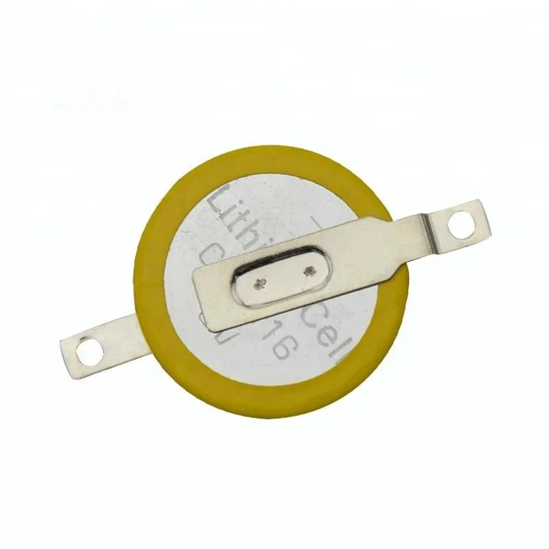 CR1620 3V Lithium battery cr1620 with solder tabs