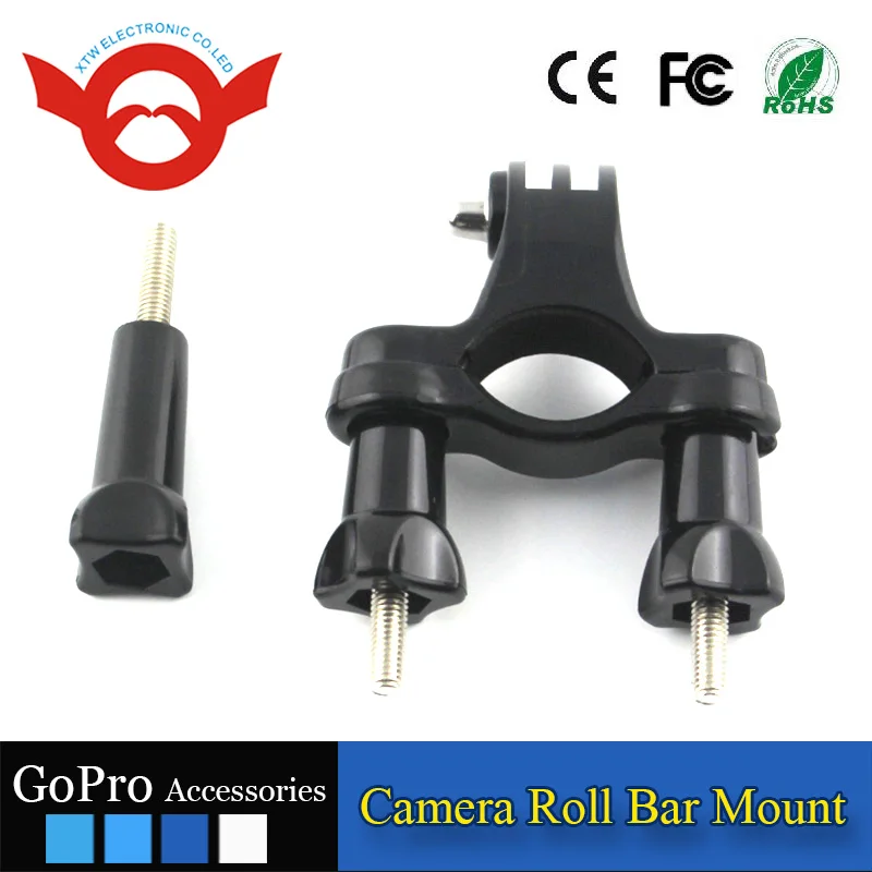 Xtw 2015 последним велосипед руль сиденье сообщение для установки на столб для Go pro Hero3 + 3 2 1 gopros аксессуары