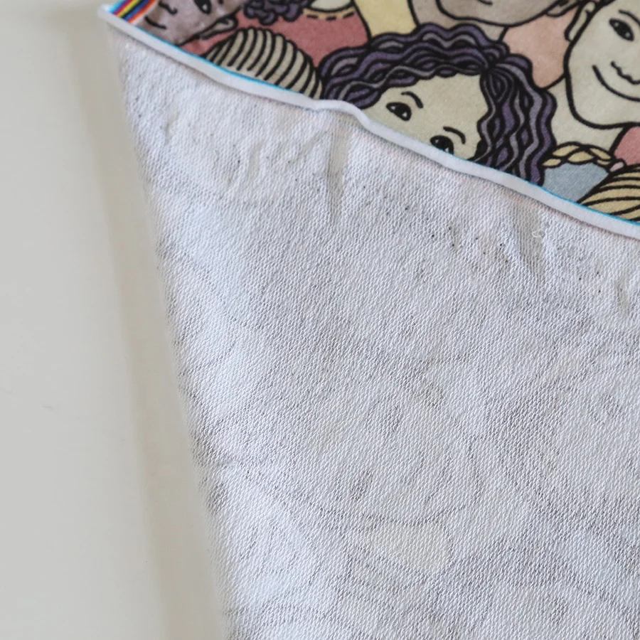 High Quality digital printing on Bamboo fiber cotton french terry fabric