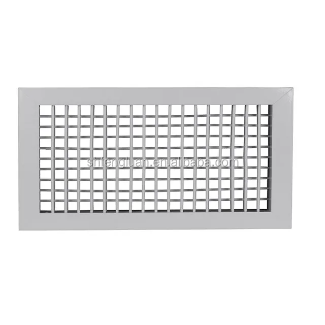 factory direct aluminum alloy air diffuser double diffuser grille in hvac system