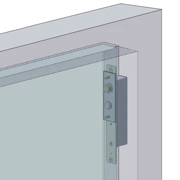 Fail Safe Type Flush Mounted Electric Drop Bolt
