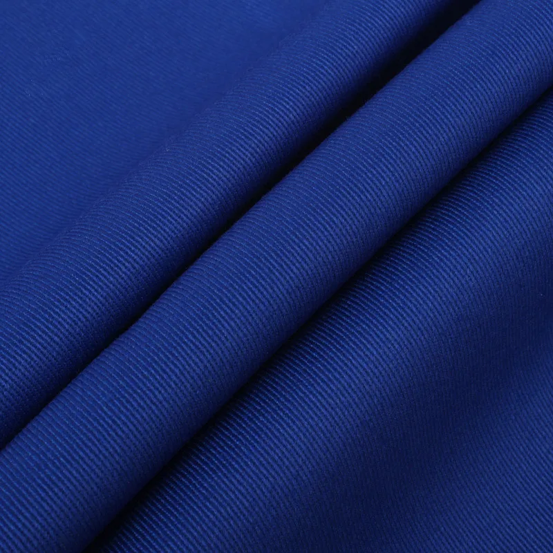 CVC Cotton / Polyester  60 / 40  Fabric Twill Regular Finish  Clothes Fabric