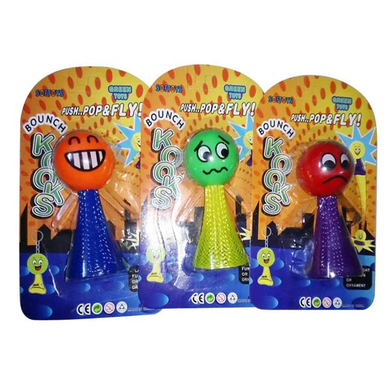 Novelty mega jump elf small size small cheap toys bounce wizard toys for children with customized logo