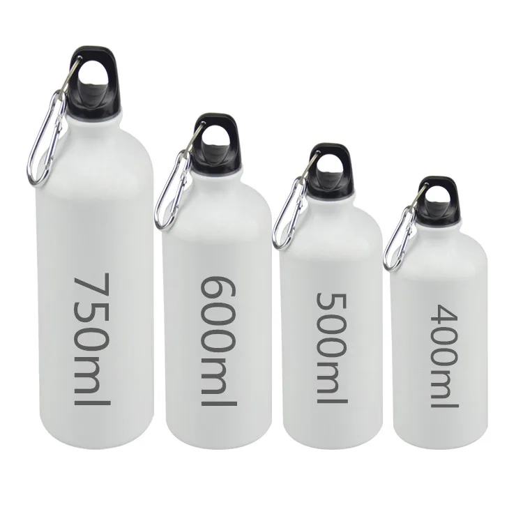 Customized 500ml sublimation aluminum water bottle with custom logo heat printing